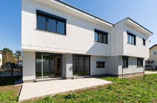 Haus kaufen in Audorfgasse 15, 1210 Wien, Modernes Doppelhaus zwischen Neuer Donau und Erholungsgebiet Marchfeldkanal. Ertsbezug