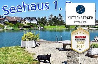 Haus kaufen in 2454 Trautmannsdorf an der Leitha, 365 Tage wohnen direkt am See mit eigenem Steg am 40 m langen Ufer!!!