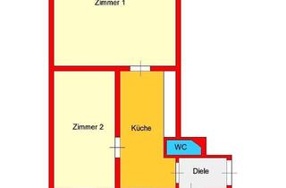 Wohnung mieten in Jakominiplatz, 8010 Graz, großzügige 2-Zimmer-Altbauwohnung im Zentrum zwischen Mur und Jakominiplatz - Radetzkystraße