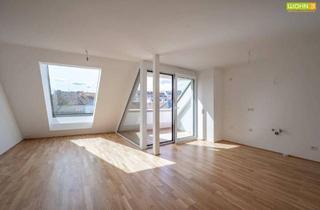 Penthouse kaufen in Mariahilfer Straße, 1060 Wien, Designperle mit Weitblick im Top Floor und 2 Terrassenflächen