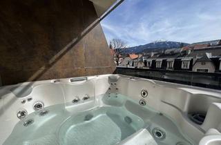 Immobilie mieten in Heiliggeiststraße, 6020 Innsbruck, Superluxus 120m² Wohnung mit Luxus Wihrlpool am Balkon im Herzen von Innsbruck