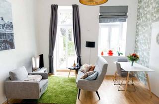 Immobilie mieten in Schweidlgasse, 1020 Wien, Cozy city apartment with private garden, sleeps 2. Near Augarten and university.