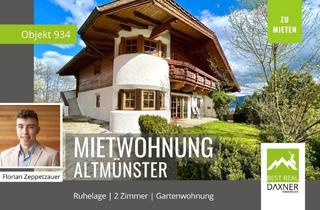 Wohnung mieten in 4813 Altmünster, Ruheoase in Altmünster: Wohnung mit Garten und Garage in Altmünster