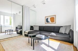 Immobilie mieten in Nikolaigasse, 1010 Wien, 180 Schritte vom Stephansdom, ruhige Wohnung im Herzen der Innenstadt, 3 Zimmer, grüner Innenhof