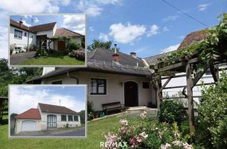 Bauernhäuser zu kaufen in 7411 Buchschachen, 2 Häuser, idyllischer Garten mit Quelle, Brunnen, schöner Innenhof und Garage!