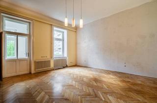 Wohnung kaufen in Mariahilfer Straße, 1060 Wien, Generalsanierung inkludiert | Traumhafte Altbau-Wohnung mit Erker und Balkon selbst gestalten nach eigenen Wünschen | Mariahilferstraße Nähe