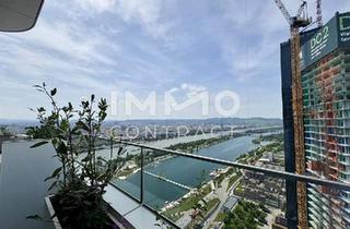 Wohnung kaufen in Donau, 1220 Wien, Sonnenuntergang im modernsten Turm Wiens: Erstbezug mit Goodies