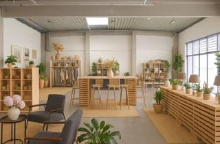 Immobilie mieten in 2100 Korneuburg, Moderne Halle mit ca. 300m² & Holzriegelfassade | Werkstatt, Lager oder Verkauf möglich | Repräsentativer Firmensitz im innovativen Gewerbepark!