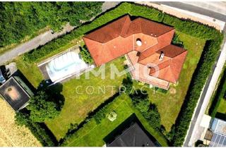 Einfamilienhaus kaufen in 7431 Bad Tatzmannsdorf, Bungalow - Wohnen und Büros oder Praxisräume mit großer Terrasse Garten, überdachter Pool im Garten