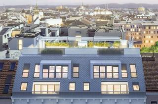 Wohnung kaufen in Kaiserstrasse 34 22, 1070 Wien, Neue Innenhof Dachterrassenwohnung | 30m² Freiflächen | 2 Minuten zur Mariahilferstr. | 2 Minuten zur U6 und U3