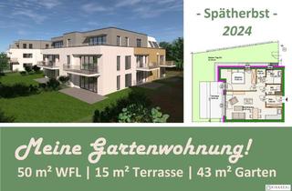 Wohnung kaufen in 2700 Wiener Neustadt, Blumengasse - Bauteil B | Neubauprojekt | 2 Zimmer Wohnung - EG | Terrasse & Garten | Belagsfertig | Tiefgaragenstellplatz optional | Spätherbst 2024 (Top B1)