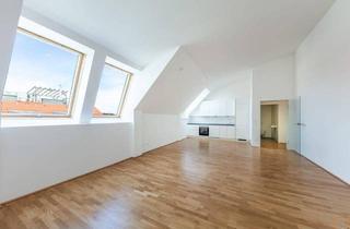 Wohnung mieten in 1160 Wien, ERSTBEZUG nach Fertigstellung: klimatisierte 2 Zimmer DG-Wohnung mit herrlichem Weitblick