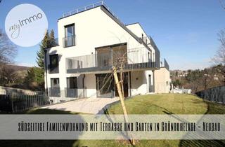 Wohnung kaufen in Zuckerkandlgasse, 1190 Wien, südseitige Familienwohnung mit Terrasse und Garten in Grünruhelage - Neubau!