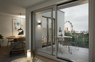 Wohnung kaufen in Stoffellagasse, 1020 Wien, Moderne 3-Zimmer-Wohnung mit Balkon in einer ausgezeichneten Lage mit Blick auf den Grünen Prater