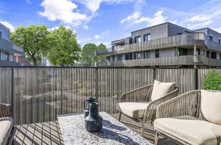 Wohnung kaufen in Jagdschlossgasse, 1130 Wien, Eben fertig gestellte Neubauwohnung mit 43 m2 Terrassen und hohen Räumen in Privatpark