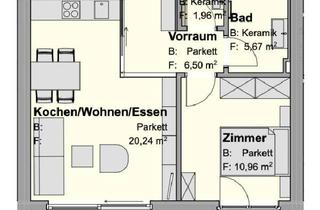 Wohnung mieten in 9500 Villach-Innere Stadt, Villach - Völkendorf: TOP 1.04 *ERSTBEZUG Sept. 2024* 2-Zimmer Wohnung mit 11 m² West-Balkon