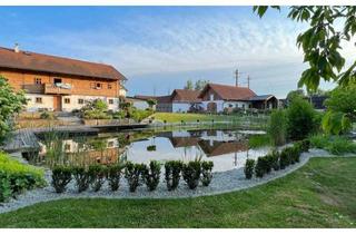 Bauernhäuser zu kaufen in 4752 Riedau, Innviertler Bauernhof mit Gewerbehallen & Schwimmteich !