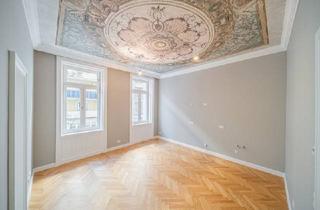 Wohnung kaufen in 1060 Wien, PROVISIONSFREI - HISTORISCHER FLAIR | 3-Zimmer-Wohnung (inkl. LOGGIA) nahe U4 PILGRAMGASSE (Wertsteigerung durch U2-Ausbau!) | ERSTBEZUG nach Sanierung