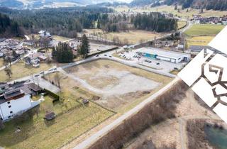 Grundstück zu kaufen in 6345 Kössen, Toplage an der B172: Ihre Gelegenheit zum Kauf eines Gewerbe- und Produktionsgrundstücks in Kössen