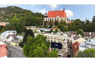 Wohnung kaufen in Kirchengasse, 2340 Mödling, BALKON UND ÜBER 4 METER RAUMHÖHE II PRESTIGE UND ELEGANZ II WOHNEN IM DENKMALGESCHÜTZEN MÖDLINGER STADTJUWEL II FUSSGÄNGERZONE