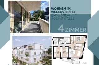 Wohnung kaufen in 2540 Bad Vöslau, PROVISIONSFREI | Wohnen im Villenviertel | 4 Zimmer Wohnung mit Balkon (1.OG) | Hochstraße | Fertigstellung Mitte 2025 (Gebäude C - Top 6)