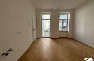Wohnung kaufen in 1050 Wien, #SQ - ERSTBEZUG: 2-ZIMMER-ALTBAUWOHNUNG MIT TERRASSE UND BALKON IN RUHELAGE!