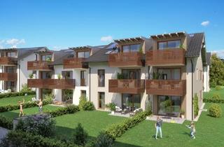 Wohnung kaufen in 5300 Hallwang, Ortszentrum Hallwang - ansprechende 3 Zimmer Erstbezugs-Dachgeschoss-Wohnung mit traumhaftem Ausblick!