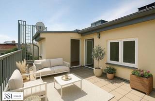 Maisonette kaufen in Steudelgasse 21-23/16, 1100 Wien, Dachgeschoß-Maisonette mit optimaler Aufteilung für viel Privatsphäre und großzügiger Ostterrasse