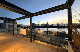 Penthouse kaufen in Donau, 1220 Wien, Einzigartiges Penthouse, Dachgarten mit Spa und Blick über die Alte Donau // Unique Penthouse, roof garden with spa and view over the Old Danube //
