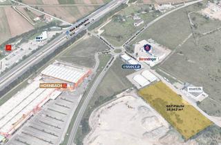  in 2721 Bad Fischau, Bad Fischau: Gewerbe-/Industriegrundstück (10.963 m² / nicht teilbar) Nähe A2 - Miete/Pacht