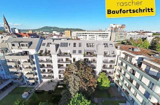 Penthouse kaufen in Pillweinstraße 44 - 46, 4020 Linz, Rascher Baufortschritt! "PILLmein" - 2 Raumwohnung mit 9 m² Loggia (Top 1.9)