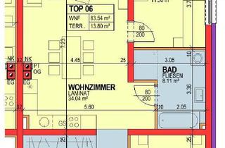 Wohnung mieten in Kolomanistraße 22/1/6, 3644 Emmersdorf an der Donau, Emmersdorf/Donau. Geförderte 83 m² Wohnung | Miete mit Kaufoption | Balkon.