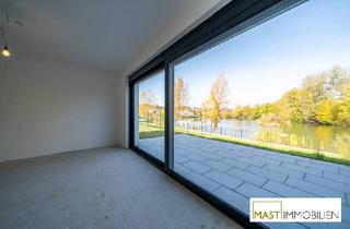 Doppelhaushälfte kaufen in 3250 Wieselburg, Wohnen mit Blick aufs Wasser und Gestaltungsmöglichkeit? Hier sind Sie richtig - Doppelhaushälfte in belagsfertigem Zustand!