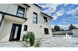 Doppelhaushälfte kaufen in Mühlgasse, 2490 Ebenfurth, Traumhaftes, belagsfertiges Doppelhaus mit Pool - hochwertiger Wohnkomfort mit 2 Terrassen und 2x Stellplätzen - 112m² für 549.000€!