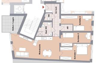 Wohnung kaufen in Leonhardstraße, 8010 Graz, PROVISIONSFREI! Neubauprojekt - St.Leonhard! Große 4-Zimmerwohnung mit Innenhofbalkon!