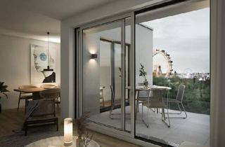 Wohnung kaufen in Am grünen Prater, 1020 Wien, 3-Zimmer-Wohnung mit Balkon und Aussicht auf das Riesenrad | JOSEPHINE | direkt am Grünen Prater