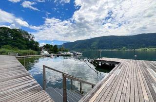 Wohnung kaufen in 9552 Steindorf am Ossiacher See, DIREKT AM WASSER! FANTASTISCHE SEEWOHNUNG MIT ATEMBERAUBENDEN AUSBLICKEN UND EINZIGARTIGEM SEEGRUNDSTÜCK AM OSSIACHER SEE!