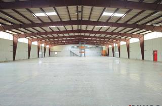 Immobilie mieten in 2301 Groß-Enzersdorf, ca. 1.800m² Halle mit Rampen und ebenerdiger Einfahrt | beheizt | 250m² Büro & optionale Freiflächen