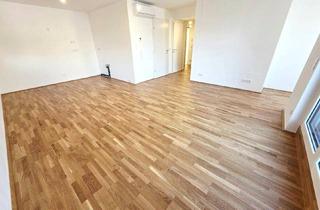 Wohnung kaufen in Khuenweg, 1220 Wien, Klimaaktiv Bronze zertifiziert! GOLD für´s Wohnen! Ab ins Dachgeschoss / 3 Zimmer / 3 Terrassen / Viel Lebensqualität! Wärmepumpe und Solaranlage + Naturnahe Gewässer ums Eck!