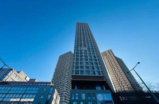 Wohnung kaufen in Döblerhofstraße 10, 1030 Wien, PROVISIONSFREI! 31. STOCK! ERSTBEZUG! HELIO TOWER! 2. ZIMMER MIT 8m² LOGGIA! EINBAUKÜCHE! WEITBLICK.