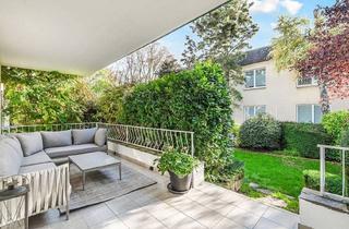 Wohnung kaufen in Grinzinger Allee, 1190 Wien, Vermietet bis 01.06.2027! - Sonnige, moderne Terrassen-Wohnung mit herrlichem Garten und Indoor-Pool