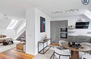 Wohnung kaufen in Nußdorfer Straße, 1090 Wien, Luxus-Dachgeschosswohnung mit Galerie und zwei Terrassen in bester Lage des 9. Bezirks