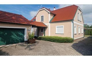 Einfamilienhaus kaufen in 2431 Klein-Neusiedl, Großes Ziegelmassiv-Einfamilienhaus mit Wellnessbereich, beheizbarem Pool, Doppelgarage