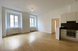 Wohnung kaufen in Burggasse 25, 9020 Klagenfurt, Altbauwohnung mit Terrasse im Zentrum, hochwertig saniert