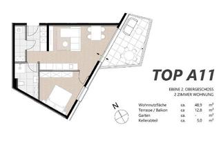Wohnung kaufen in 6401 Inzing, DAS DREIKANT "Haus A" Top 11 - NEUE PREISE