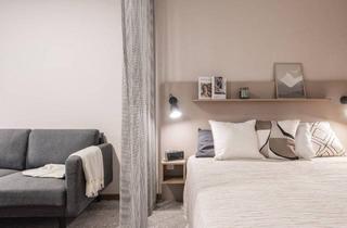 Wohnung mieten in Favoritenstraße 91, 1100 Wien, Pauschalmiete I JONN-Y möbliertes Apartment mit Balkon, inkl. Gym, Sauna, Dachterrasse, Community Area, Internet etc.! 7 Min. zum Stephansplatz!