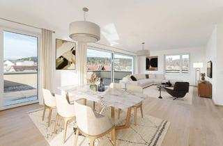 Penthouse kaufen in 4840 Vöcklabruck, ETWAS BESONDERES - 2 Dachterrassen + Bad mit Loggia - hell - großzügige Wohnung - bergünter Dachgraten optional