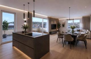 Penthouse kaufen in 4840 Vöcklabruck, ETWAS BESONDERES - 2 Dachterrassen + Bad mit Loggia - hell - großzügige Wohnung - bergünter Dachgarten optional