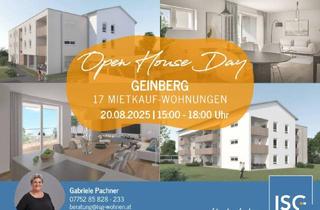 Wohnung mieten in Lindenweg, 4943 Geinberg, NEUBAU! 2-Zimmer-Mietkauf-Wohnung Top 4 in Geinberg (Eigenmittel erforderlich)