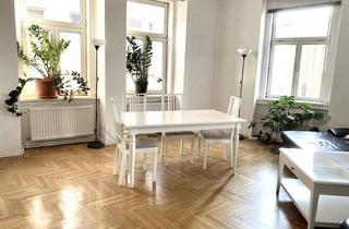 Wohnung kaufen in Mariahilfer Straße, 1060 Wien, Sehr hübsche, sonnige und stilvolle Albauwohnung: Toplage Nähe Mariahilferstraße, 3 Zimmer + Küche, 2. Stock, U6-Westbahnhof, U3-Zieglergasse!
